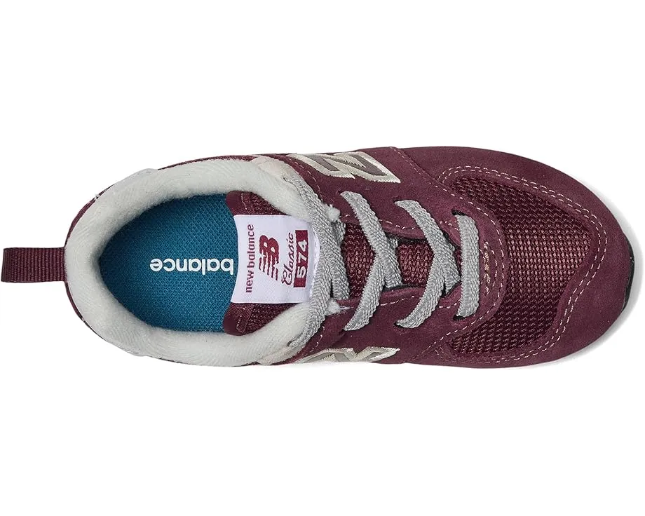 Детские кроссовки New Balance 574 со шнурками и амортизацией EVA