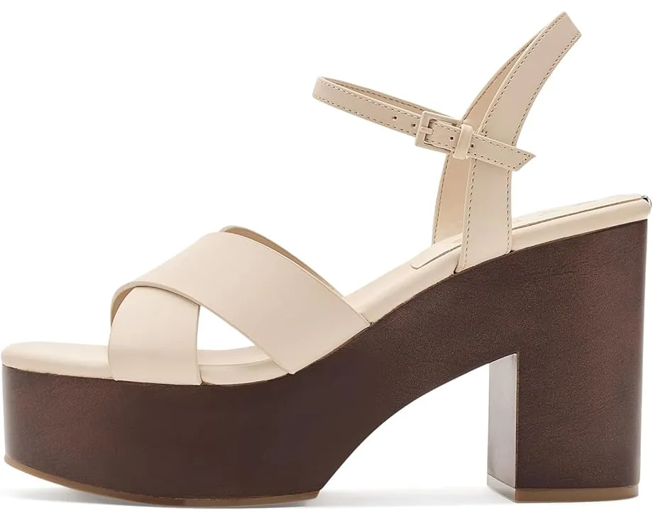 Босоножки GUESS Qeelin с каблуком и платформой