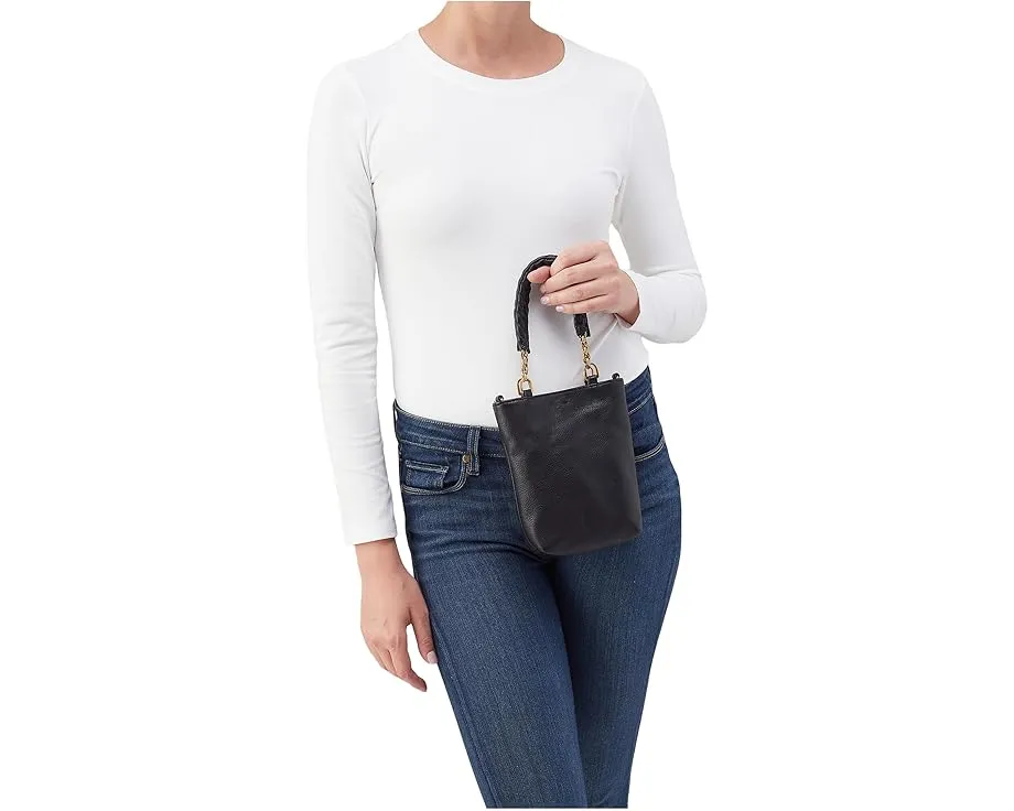 Мини-сумка HOBO Tennessee с плетеной ручкой и ремнем кроссбоди