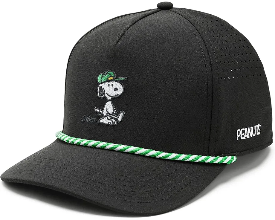 Пятипанельная кепка Black Clover Snoopy Golfer с регулируемой застежкой