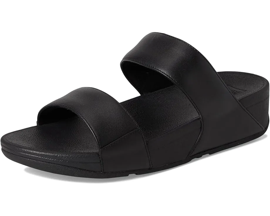 FitFlop Сланцы Lulu Leather Slides из кожи на танкетке