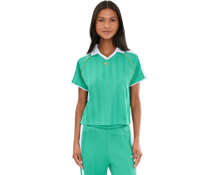 Футболка T7 Relaxed Soccer Puma с V-образным вырезом