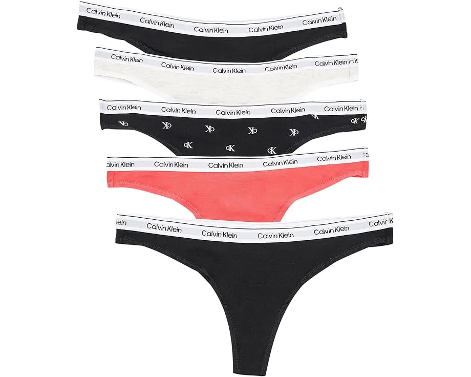 Calvin Klein Underwear стринги Icon Logo 5 пар в наборе