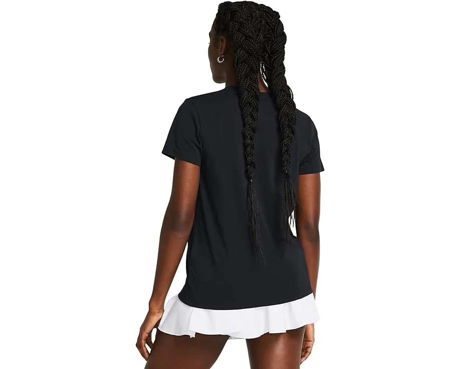 Футболка Under Armour Rival Core Short Sleeve с круглым вырезом и обычным кроем