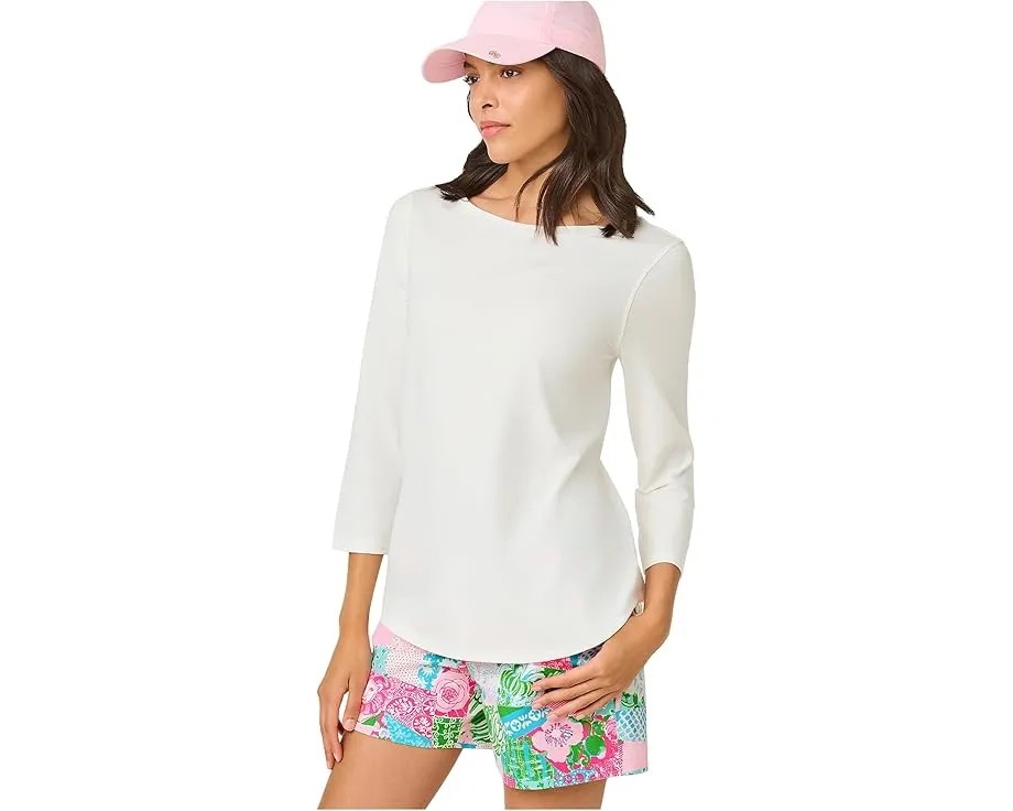 Топ Key West с рукавом 3/4 и лодочкой от Lilly Pulitzer