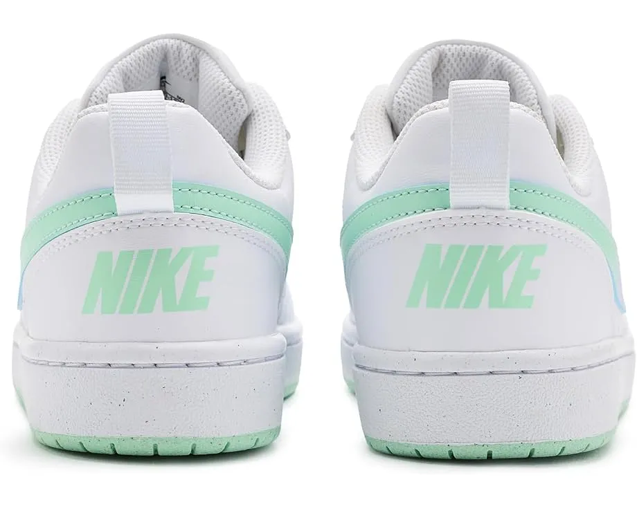 Кроссовки Nike Court Borough Low Fade для детей White/Arctic Green/Football Grey