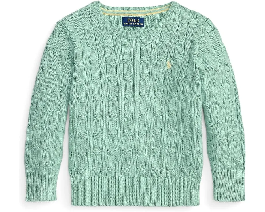 Детский свитер Polo Ralph Lauren Kids с жаккардовым узором и вышитым пони