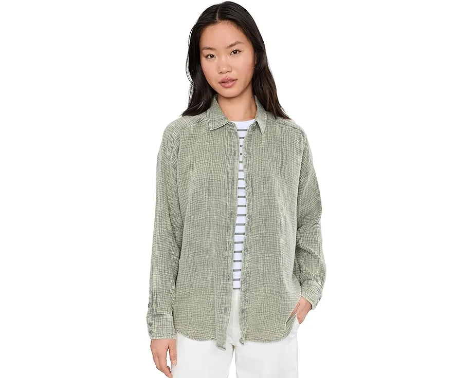 Splendid рубашка Ava Gauze Button-Down из мягкой марли