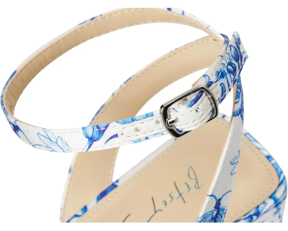 Босоножки на каблуке Blue by Betsey Johnson Brody с цветочным принтом