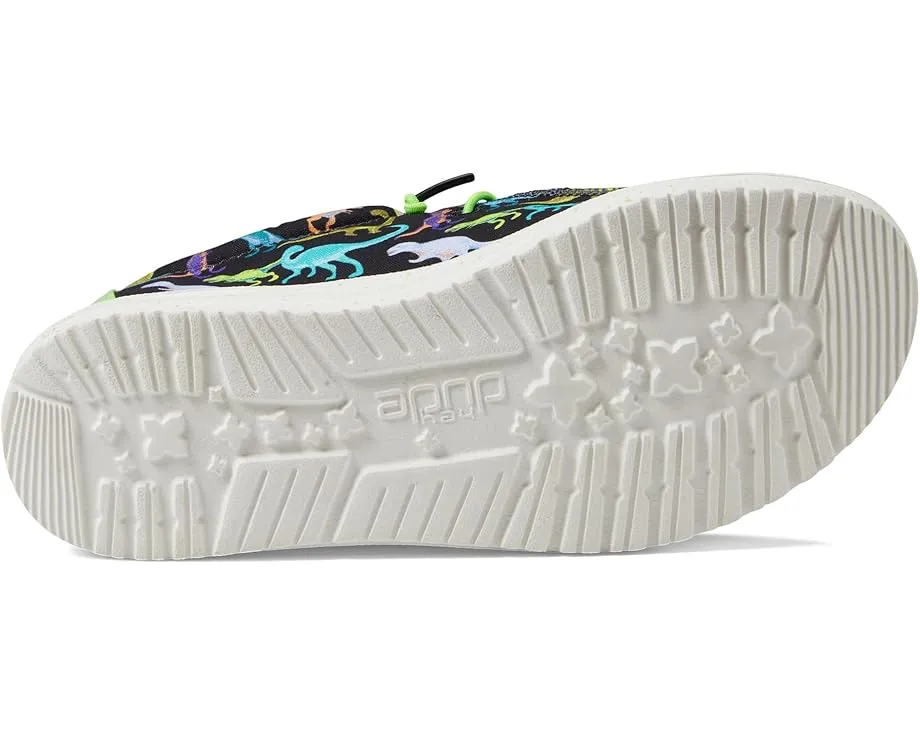 Детские лоферы Hey Dude Wally Dino с принтом динозавров