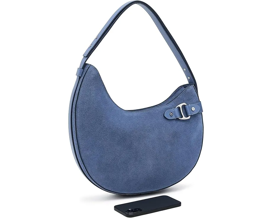 Большая сумка через плечо Tasha из замши Lauren Ralph Lauren