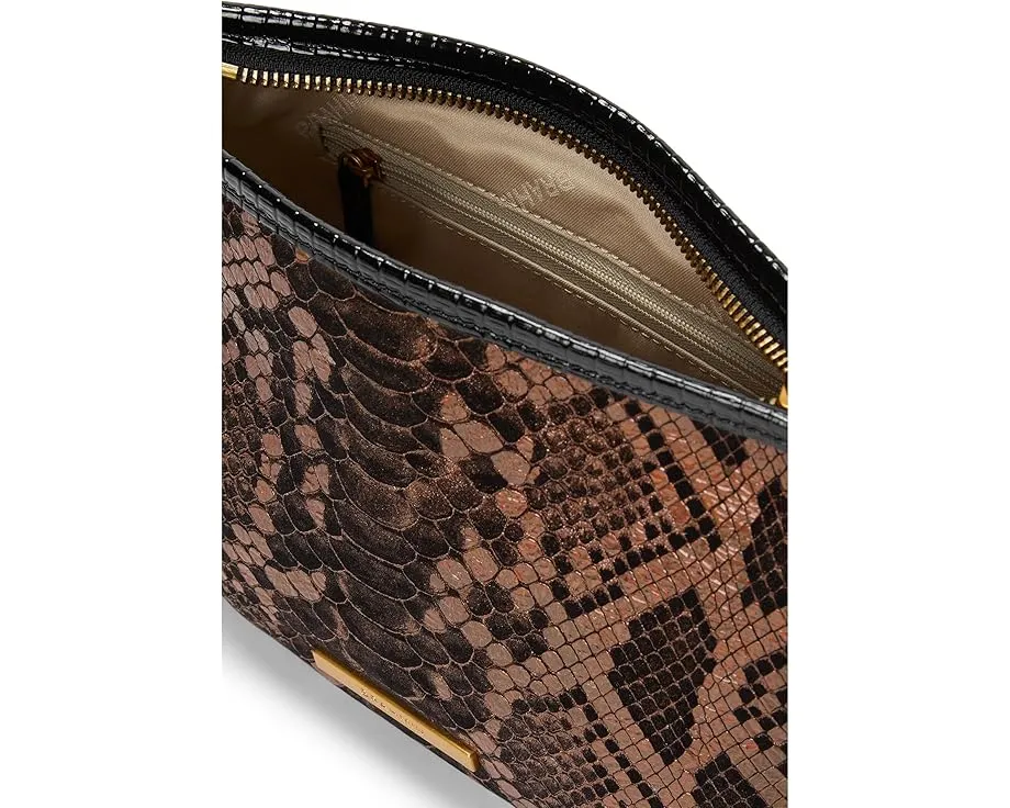 Кроссбоди Brahmin Lorelei из кожи с крокодиловым тиснением