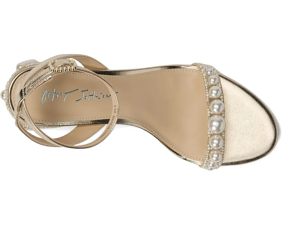 Босоножки Tina на платформе от Blue by Betsey Johnson с жемчужным декором