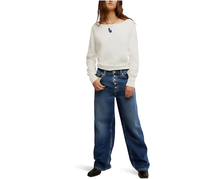 Джинсы Nia Boyfriend с расслабленным кроем Free People