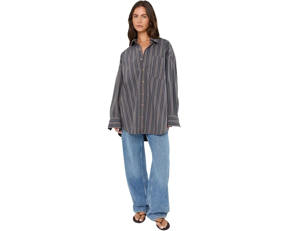 Рубашка Free People Freddie в полоску