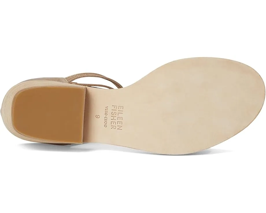 Сандалии Eileen Fisher Viro с низким квадратным каблуком и молнией