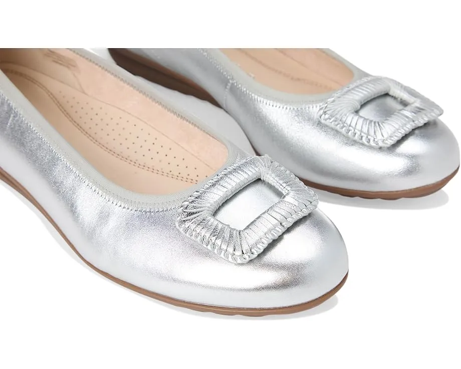 Балетки Gabor 62.623 из кожи на плоской подошве с резиновой подметкой