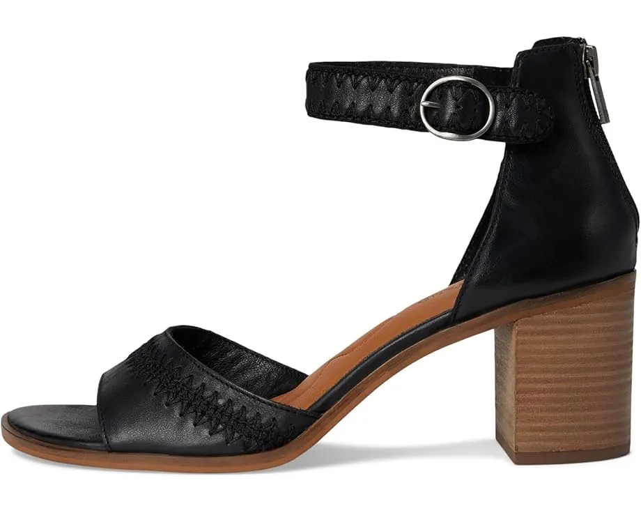 Сандалии Lucky Brand Shivona на каблуке с декоративной строчкой и молнией