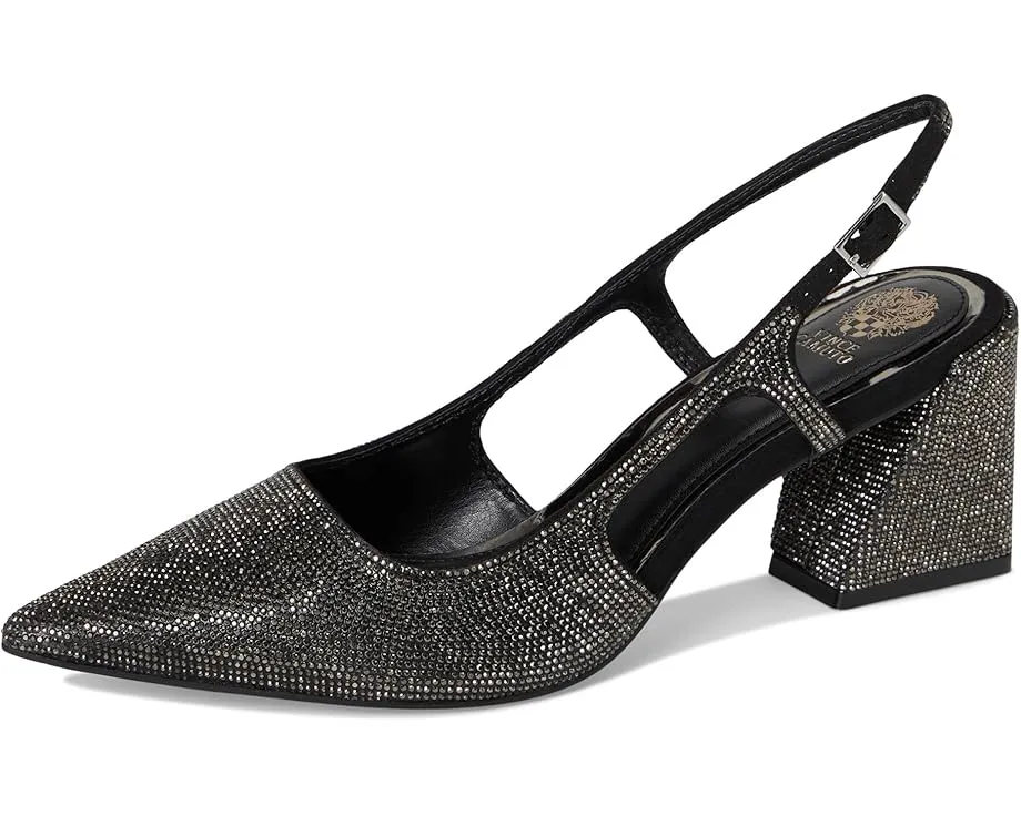 Туфли-лодочки Vince Camuto Sindreea на устойчивом каблуке с ремешком и стразами