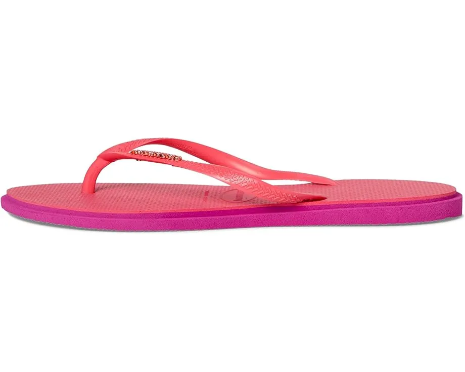 Босоножки Havaianas Slim Point с заостренным носком и контрастными краями