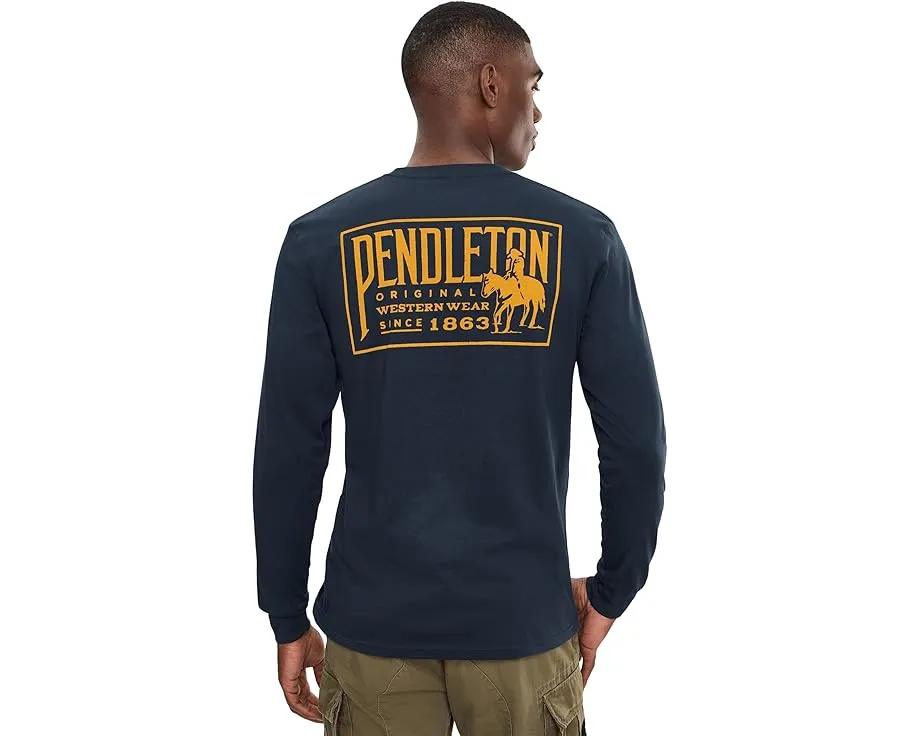 Футболка Pendleton Original Western с длинным рукавом и принтом