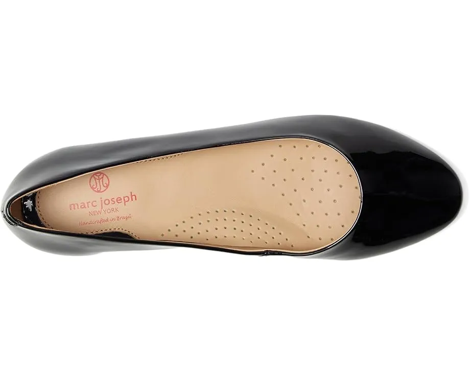 Балетки Marc Joseph New York Madison Flat из гладкой кожи с квадратным каблуком