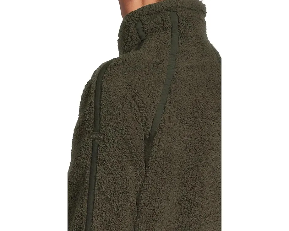 Куртка Prana Encinitas Fleece с воротником-воронкой и карманом