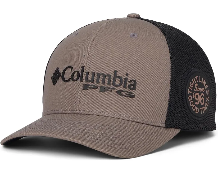 Кепка Columbia PFG Logo Mesh Ball Cap с технологией Flexfit для рыбалки