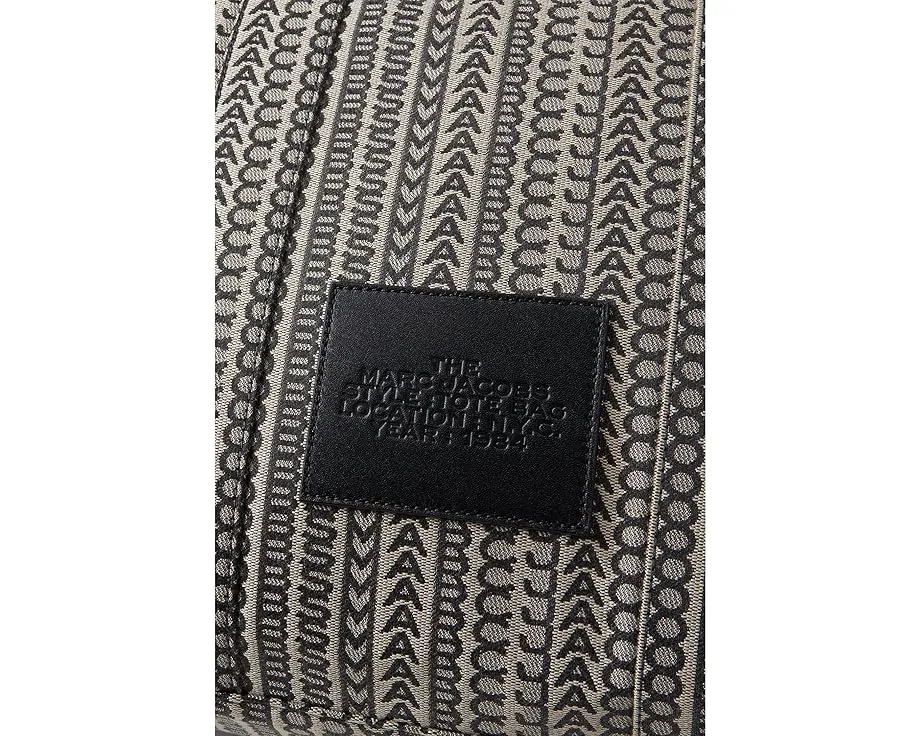 Большая сумка тоут Marc Jacobs из глянцевой кожи с искусственным мехом