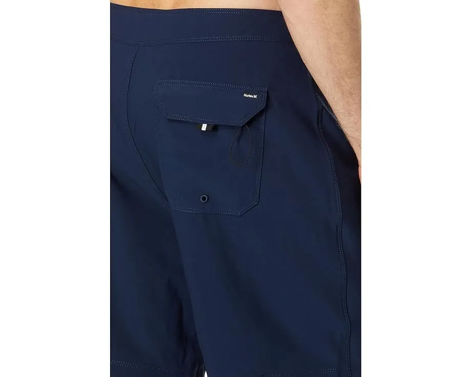 Шорты для плавания Hurley Phantom-Eco One & Only Solid длиной 18 дюймов (45.72 см) с регулируемой завязкой