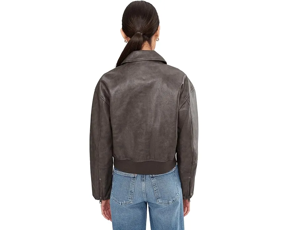 Куртка бомбер Levi's из искусственной кожи с отложным воротником