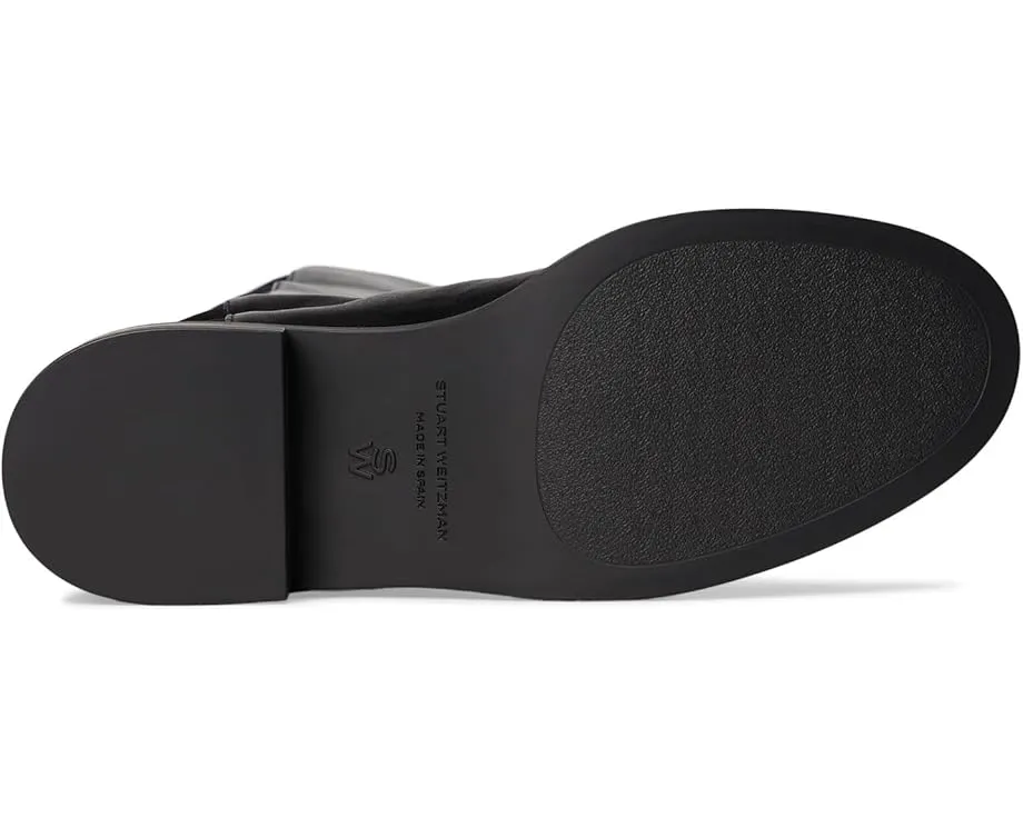 Ботинки Stuart Weitzman 5050 Celia из замши с квадратным каблуком