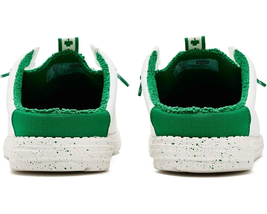 Слипоны Hey Dude Wally Slip Shamrock с текстильно-синтетическим верхом