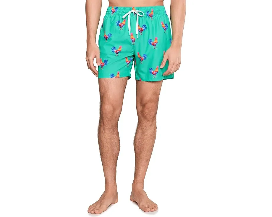 Chubbies шорты The Cockadoodle Doozies Teal 5.5 дюйма на подкладке