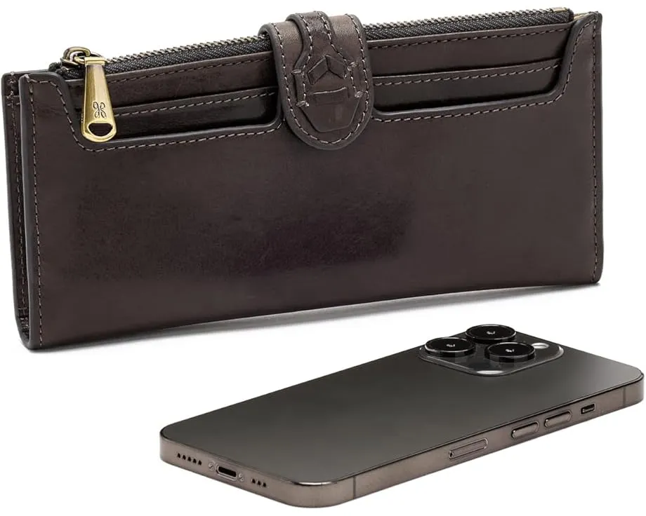 Кошелек Dunn Continental на молнии с десятью слотами для карт