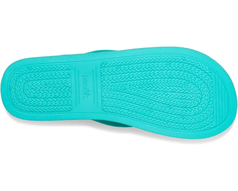 Пляжные шлепанцы Sanuk Funshine с ремнем из TPU и стелькой из сахарного тростника