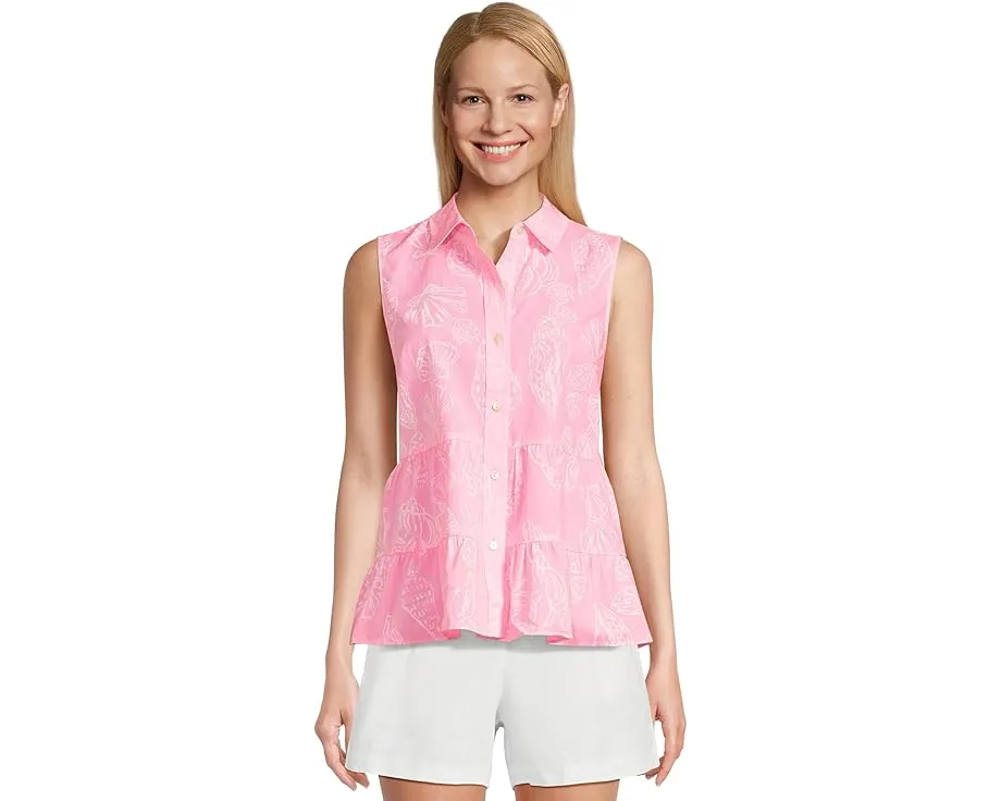 Безрукавка Breah с пуговицами и расклешенным кроем от Lilly Pulitzer