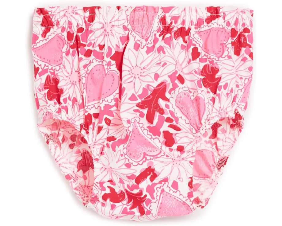 Платье-пузырь Lilly Pulitzer Baby Paloma для девочки с рюшами и кружевом