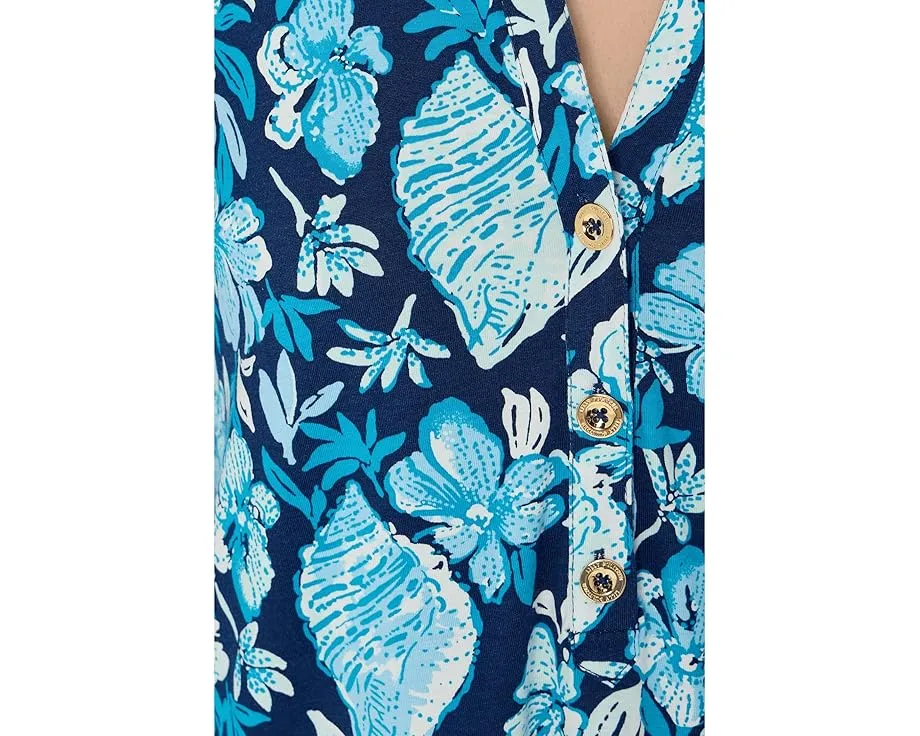 Платье Lilly Pulitzer Delany с воротником и оборками