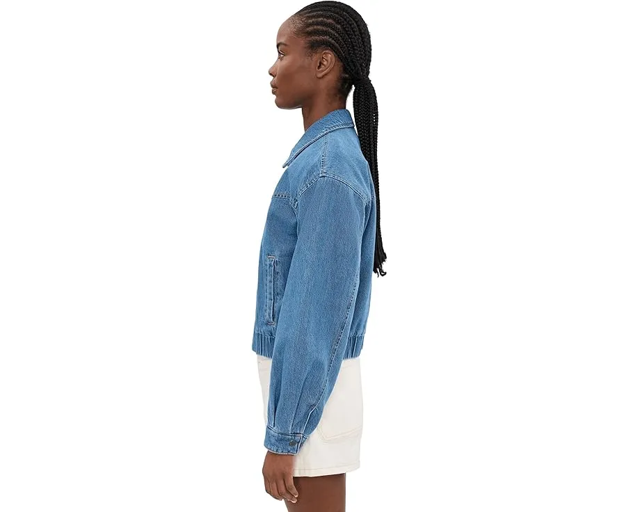Ladies Western Denim Bomber
