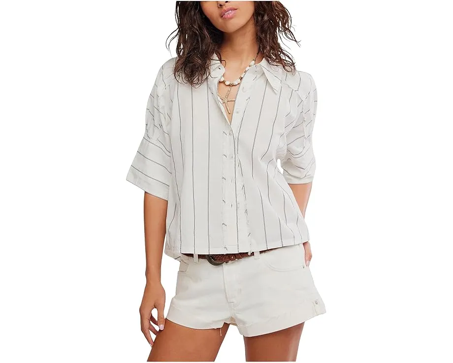 We The Free Seaside Cotton Stripe Shirt