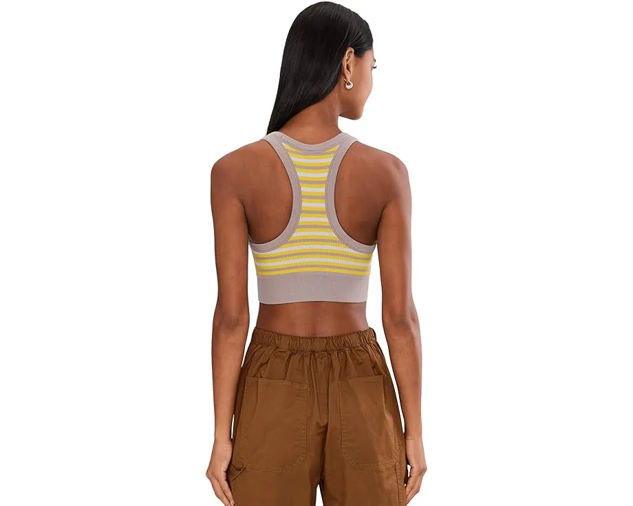 Спортивный бюстгальтер Go To Stripe с удлиненным кроем и широкой лентой под грудью