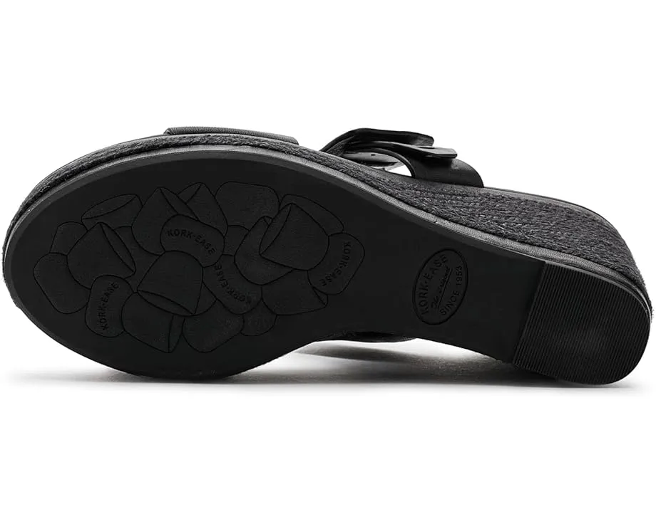 Сандалии Kork-Ease Raya с плетеным клином и большой пряжкой