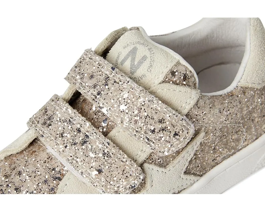 Детские кроссовки Naturino Pinn VL с блестящим верхом и дизайном со звездами