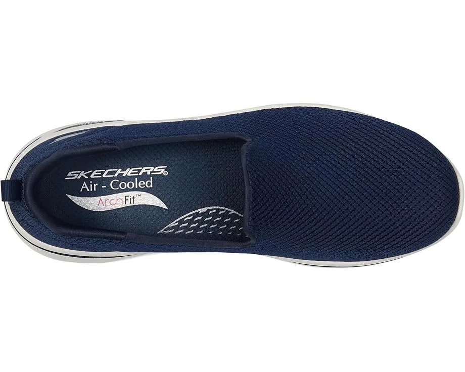 Кроссовки Skechers Go Walk Arch Fit на шнуровке с дышащим верхом