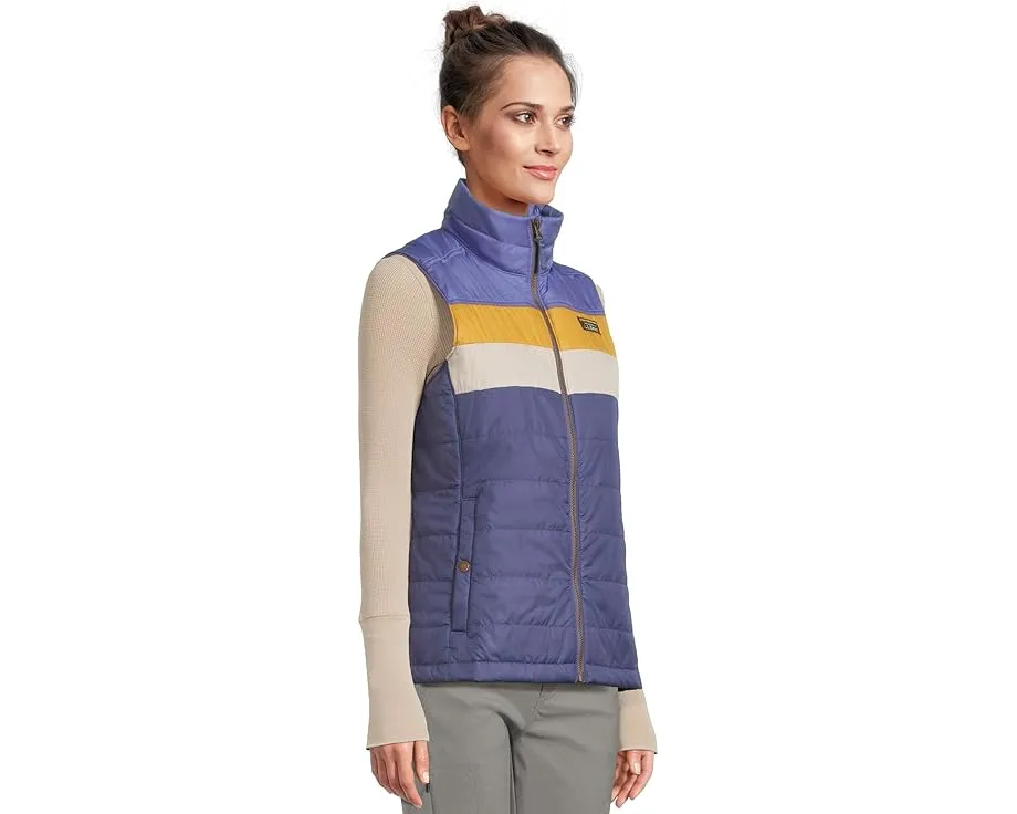 Пуховой жилет L.L.Bean Mountain Classic с цветными блоками и утеплителем ColdShield