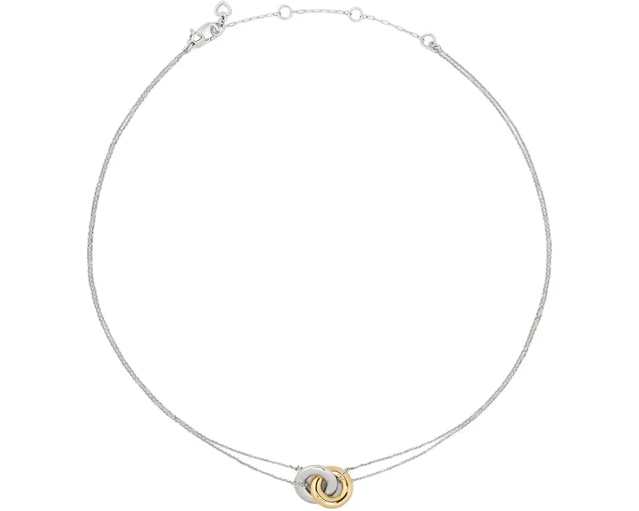 Мини-подвеска Interlock Mini Pendant от Kate Spade New York двухцветная