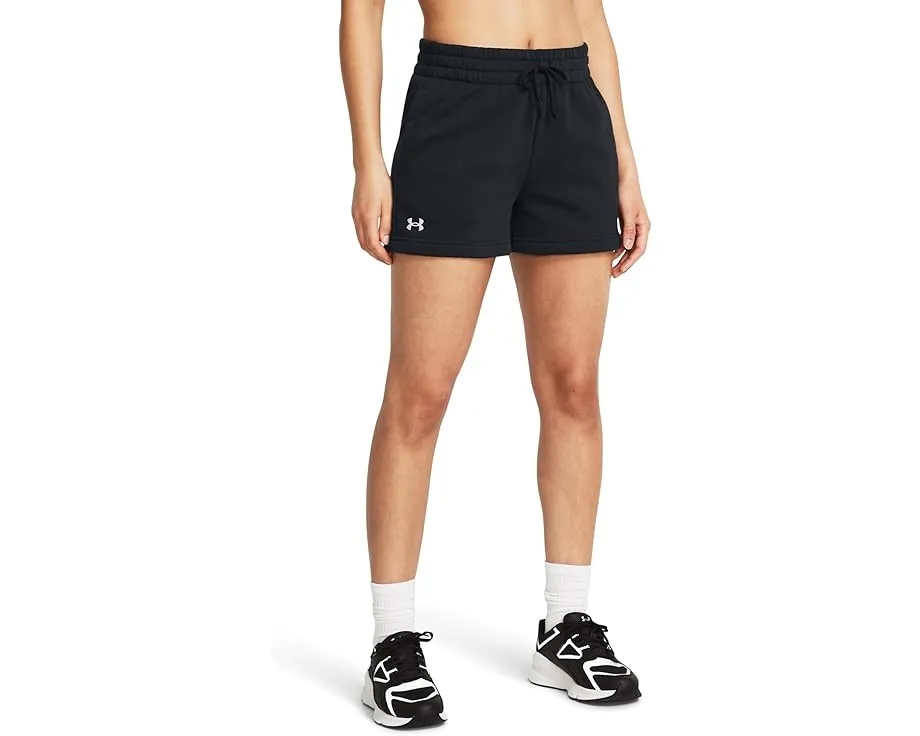Шорты Under Armour Rival Fleece с эластичным поясом и открытыми карманами
