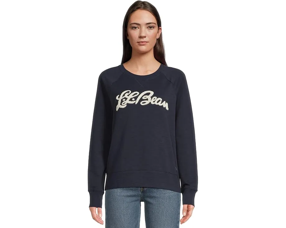 Свитшот Peaks Island с логотипом и воротником-гольф L.L.Bean