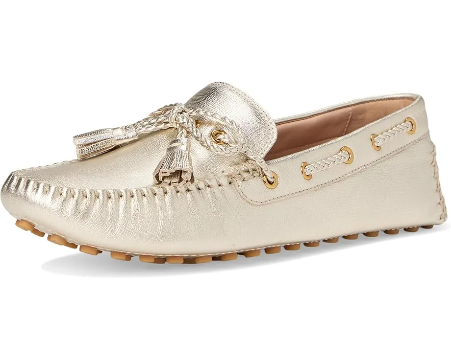 Лоферы Cole Haan Gissella Drivers с круглым носком и плетеной деталью